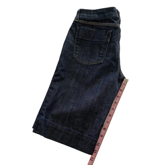 Citizens of Humanity Womens Y2K Blue Dark Wash Denim Bermuda Jean Shorts Size 28 - Picture 8 of 9